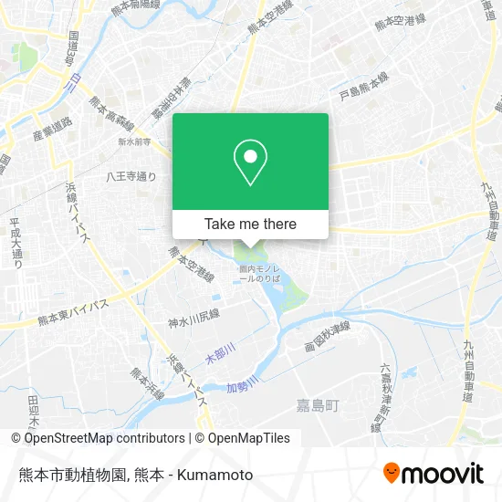 熊本市動植物園 map