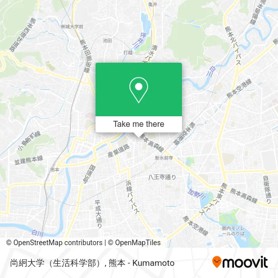 尚絅大学（生活科学部） map