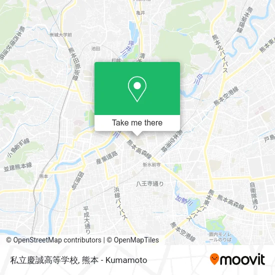 私立慶誠高等学校 map