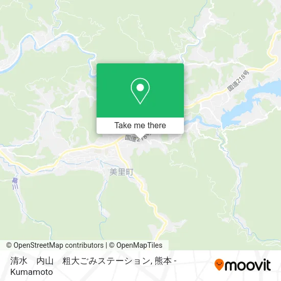 Shimizu Uchiyama Bulky Waste Station map