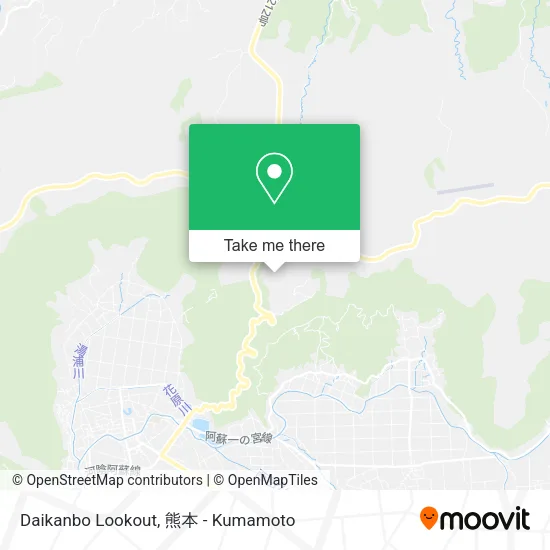 Daikanbo Lookout map