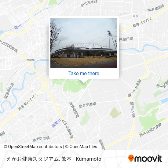 えがお健康スタジアム map