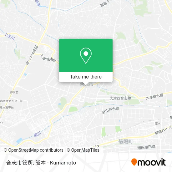 合志市役所 map