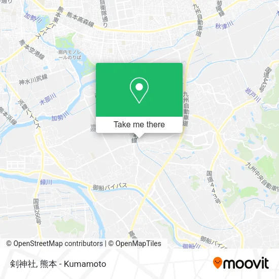 剣神社 map