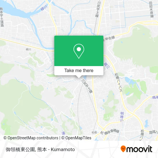 御領橋東公園 map