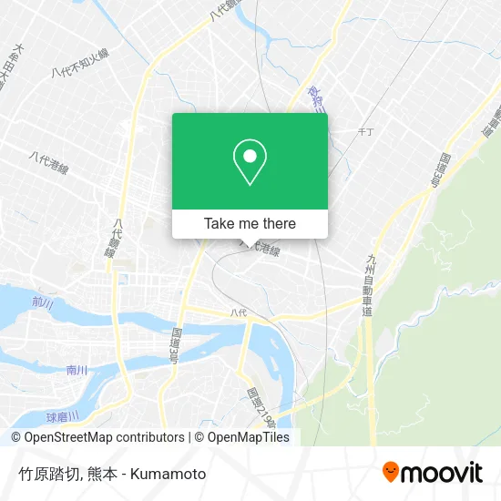 竹原踏切 map