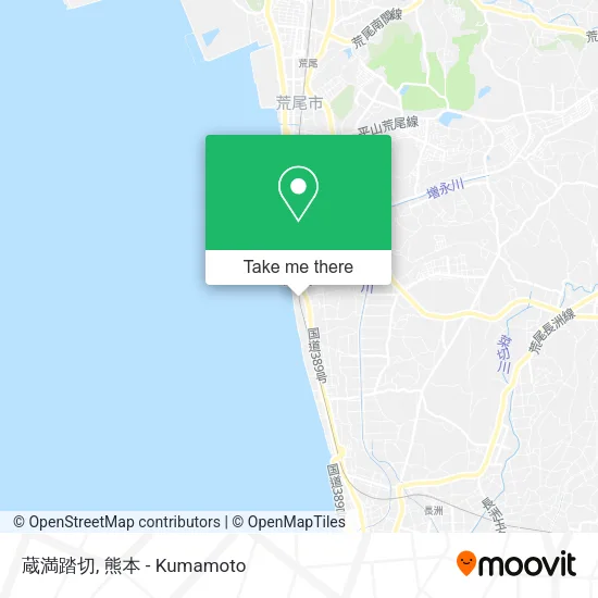 蔵満踏切 map