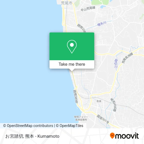 お宮踏切 map