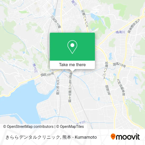 きららデンタルクリニック map