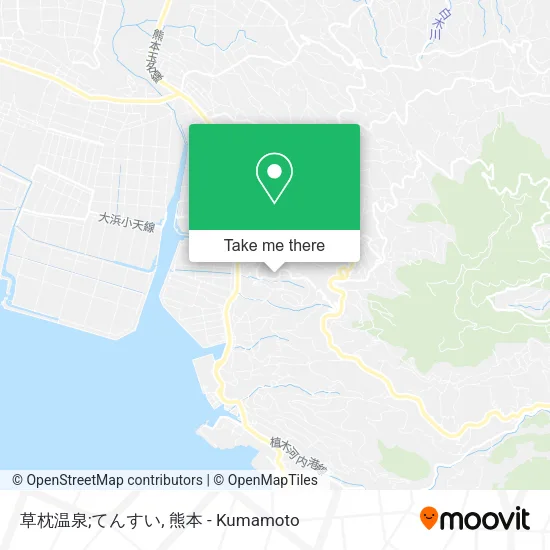草枕温泉;てんすい map
