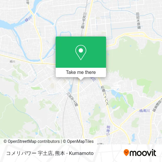 コメリパワー 宇土店 map