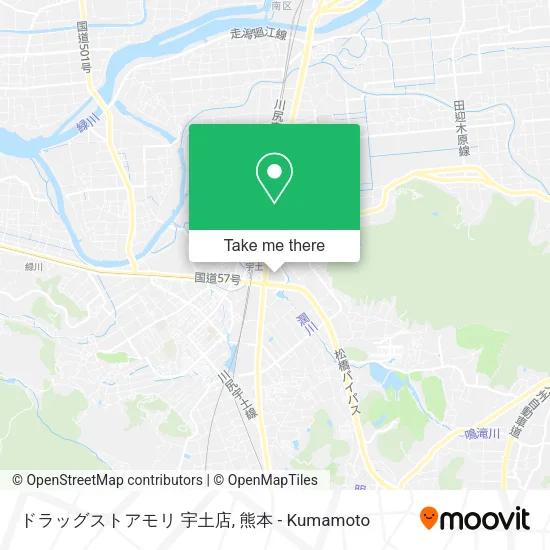 ドラッグストアモリ 宇土店 map