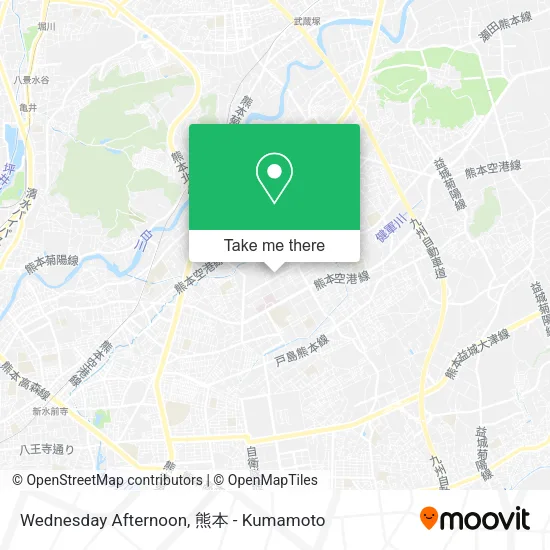 Wednesday Afternoon map