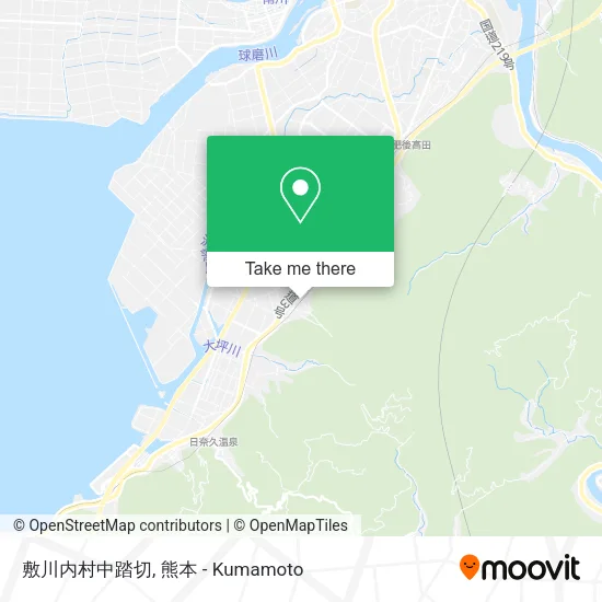 敷川内村中踏切 map