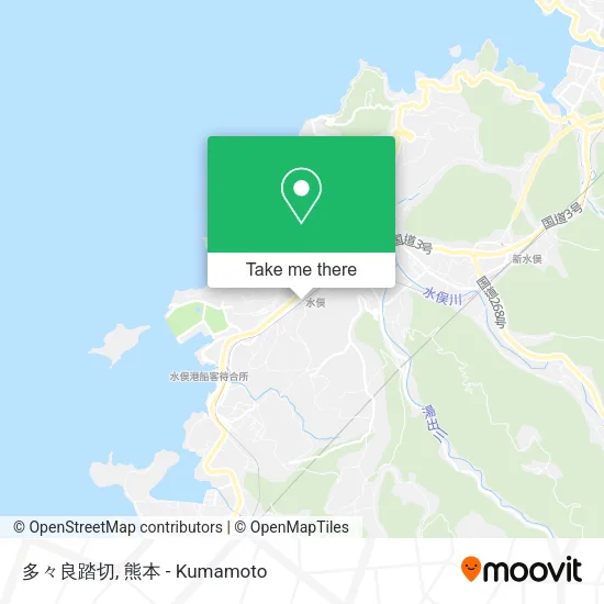 多々良踏切 map