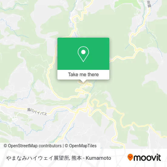 やまなみハイウェイ展望所 map