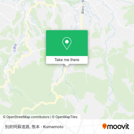 別府阿蘇道路 map