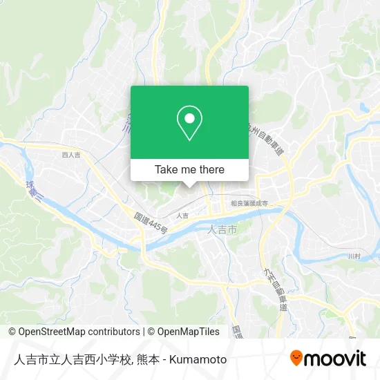 人吉市立人吉西小学校 map
