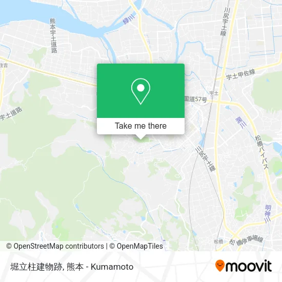 堀立柱建物跡 map