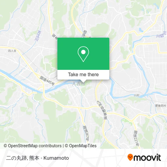 二の丸跡 map