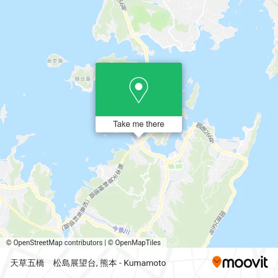 天草五橋　松島展望台 map
