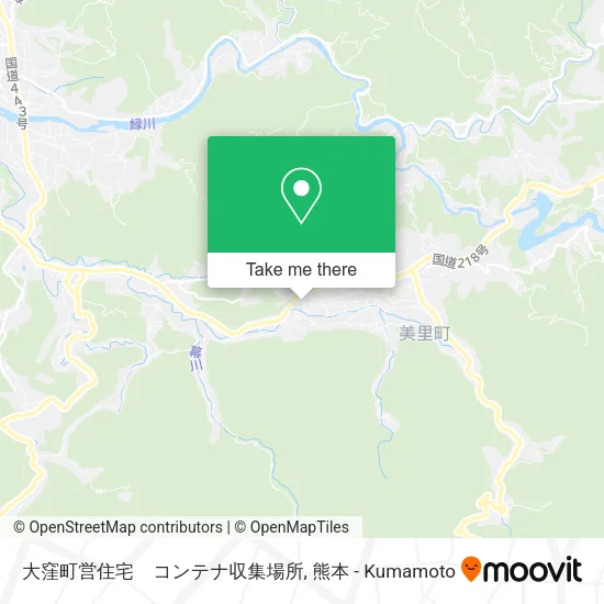 大窪町営住宅　コンテナ収集場所 map