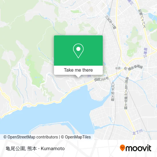 亀尾公園 map