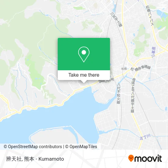 辨天社 map