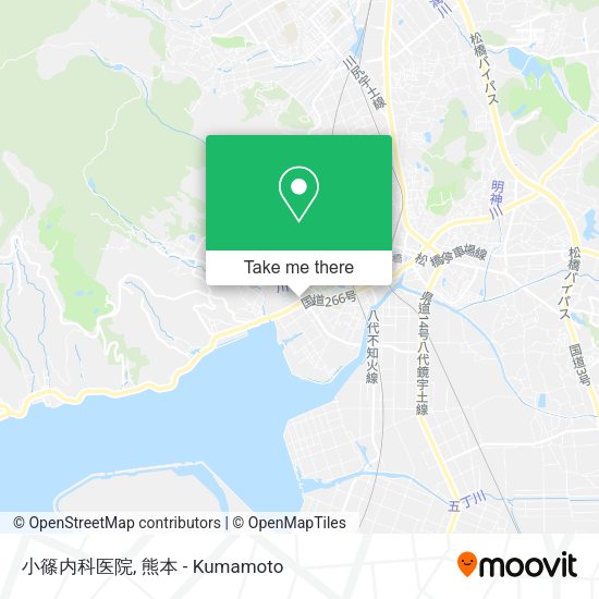 小篠内科医院 map