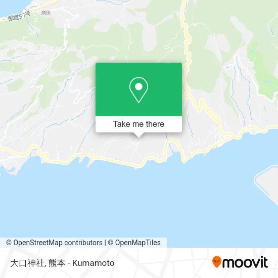 大口神社 map