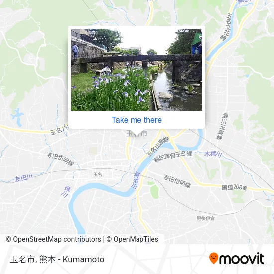 玉名市 map
