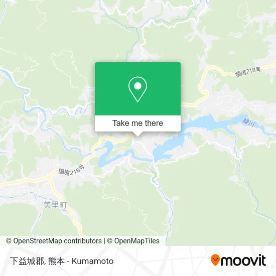下益城郡 map