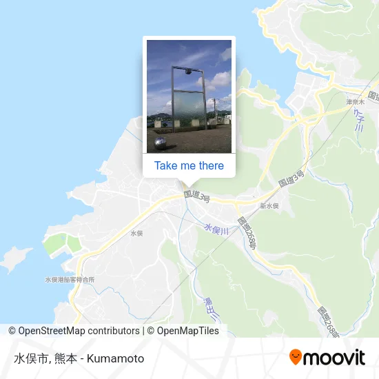 水俣市 map