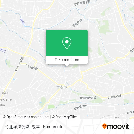 竹迫城跡公園 map