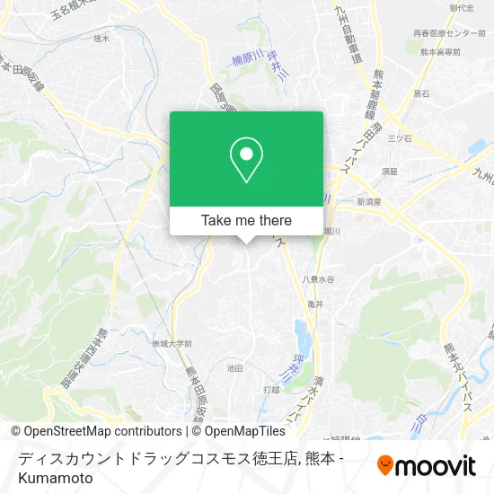 ディスカウントドラッグコスモス徳王店 map