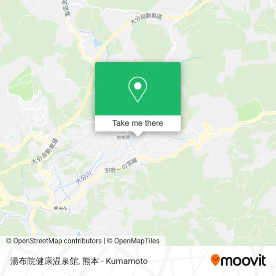 湯布院健康温泉館 map