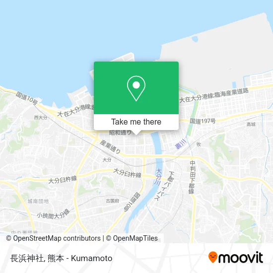 長浜神社 map