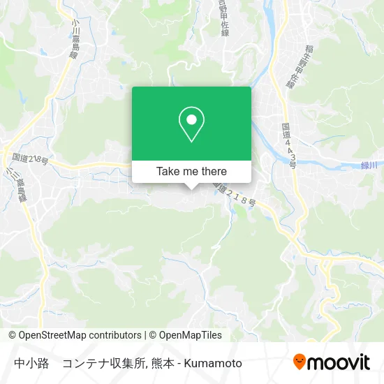 中小路　コンテナ収集所 map