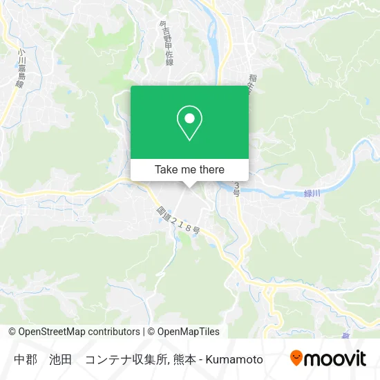 中郡　池田　コンテナ収集所 map