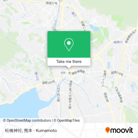松橋神社 map
