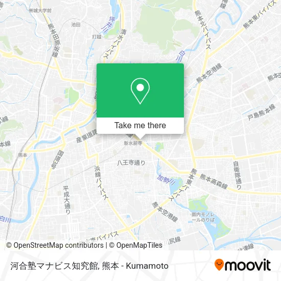 河合塾マナビス知究館 map