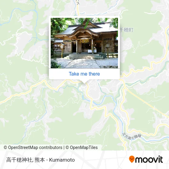 高千穂神社 map