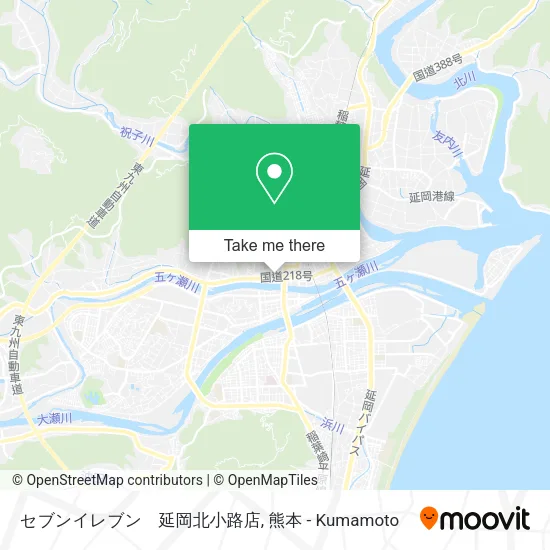 セブンイレブン　延岡北小路店 map