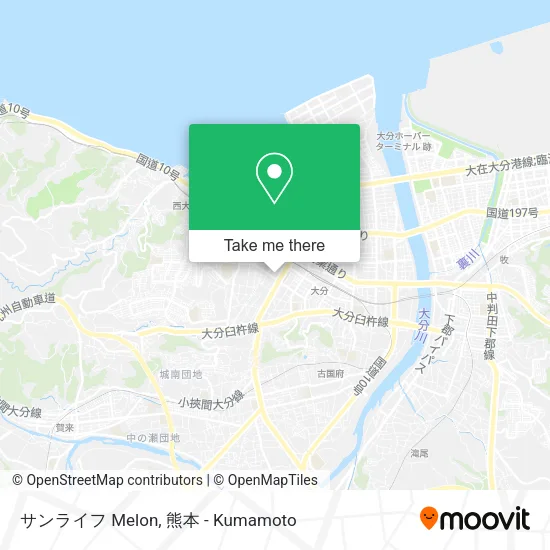 サンライフ Melon map