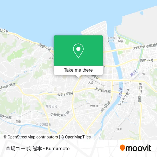 草場コーポ map