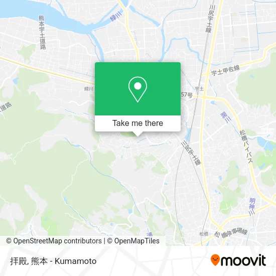 拝殿 map