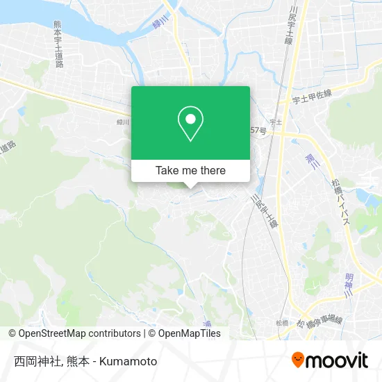 西岡神社 map