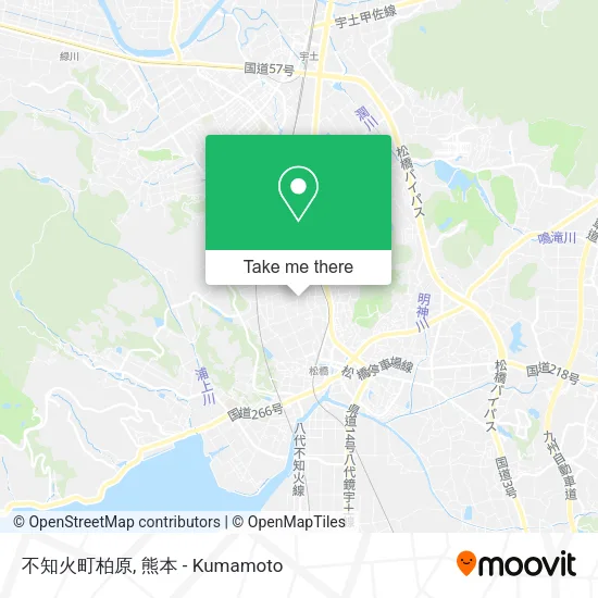 不知火町柏原 map