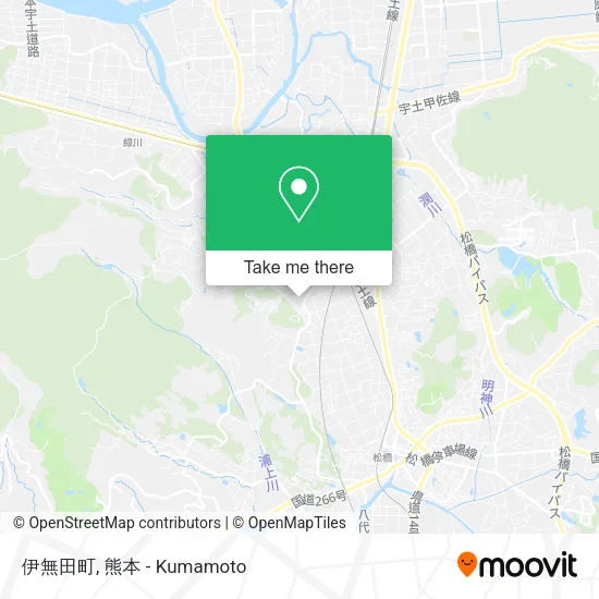 伊無田町 map