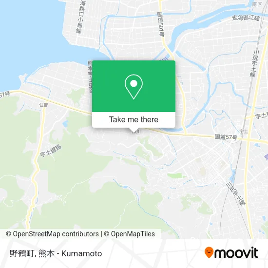 野鶴町 map